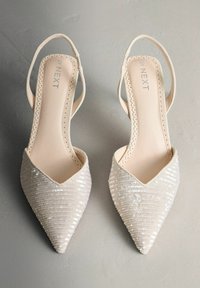 REGULAR FIT - FOREVER COMFORT POINT TOE SEQUIN - Chaussures de mariée - ivory