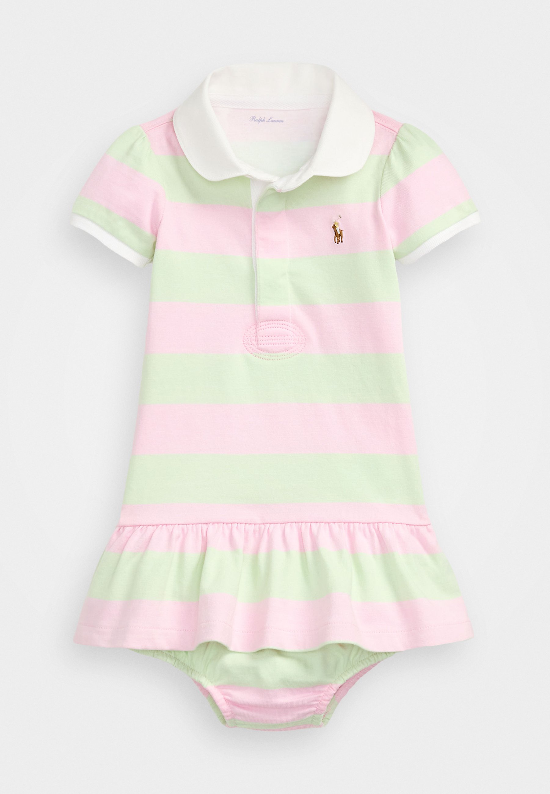 Polo Ralph Lauren BABY RUGBY - Jersey dress - bath pink multi/pink -  Zalando.ie