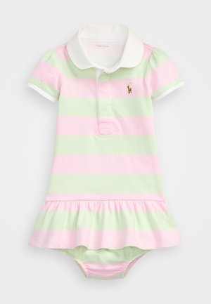 Polo Ralph Lauren BABY RUGBY - Jersey dress - bath pink multi