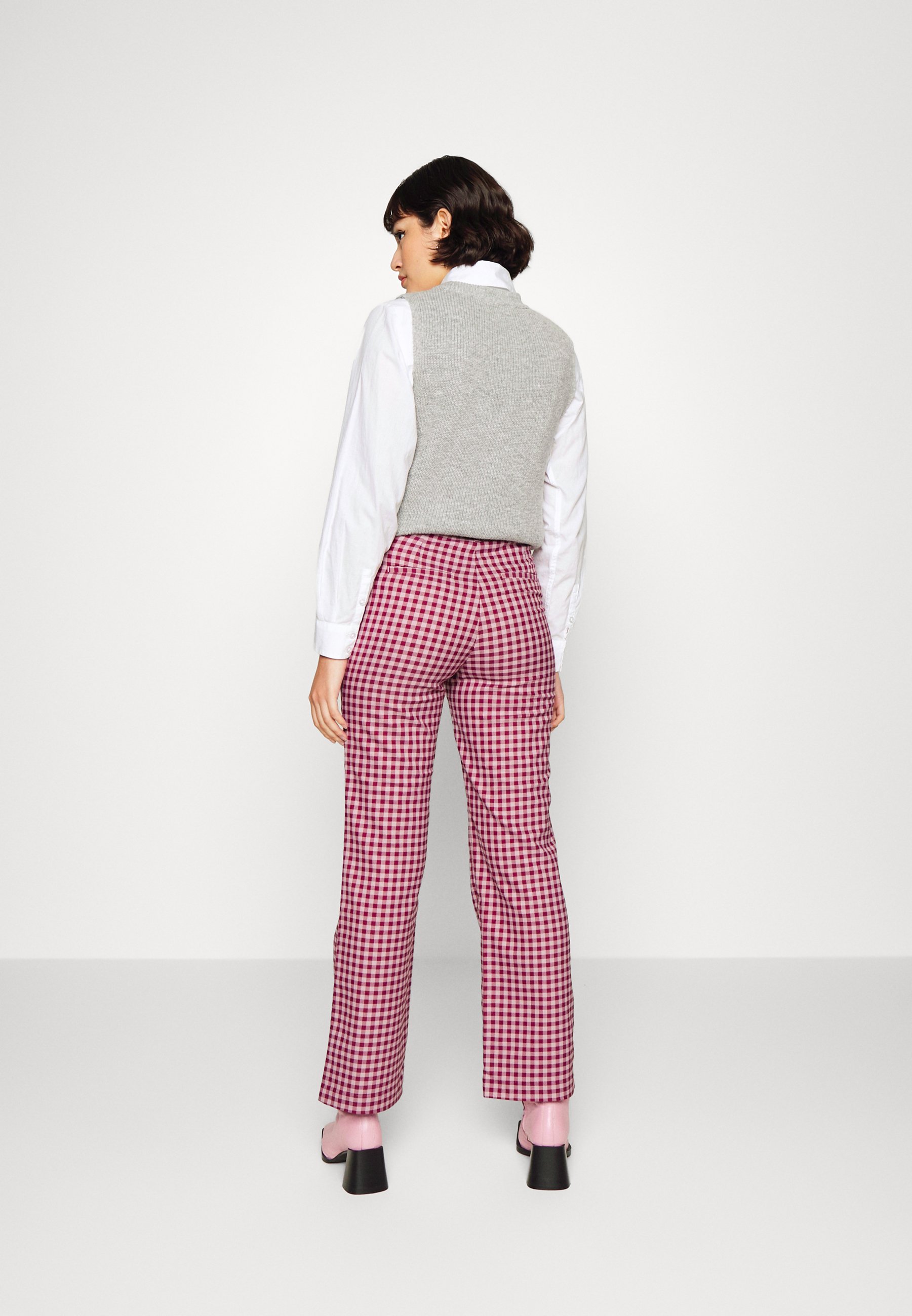 Monki Trousers - lilac purple/dusty 