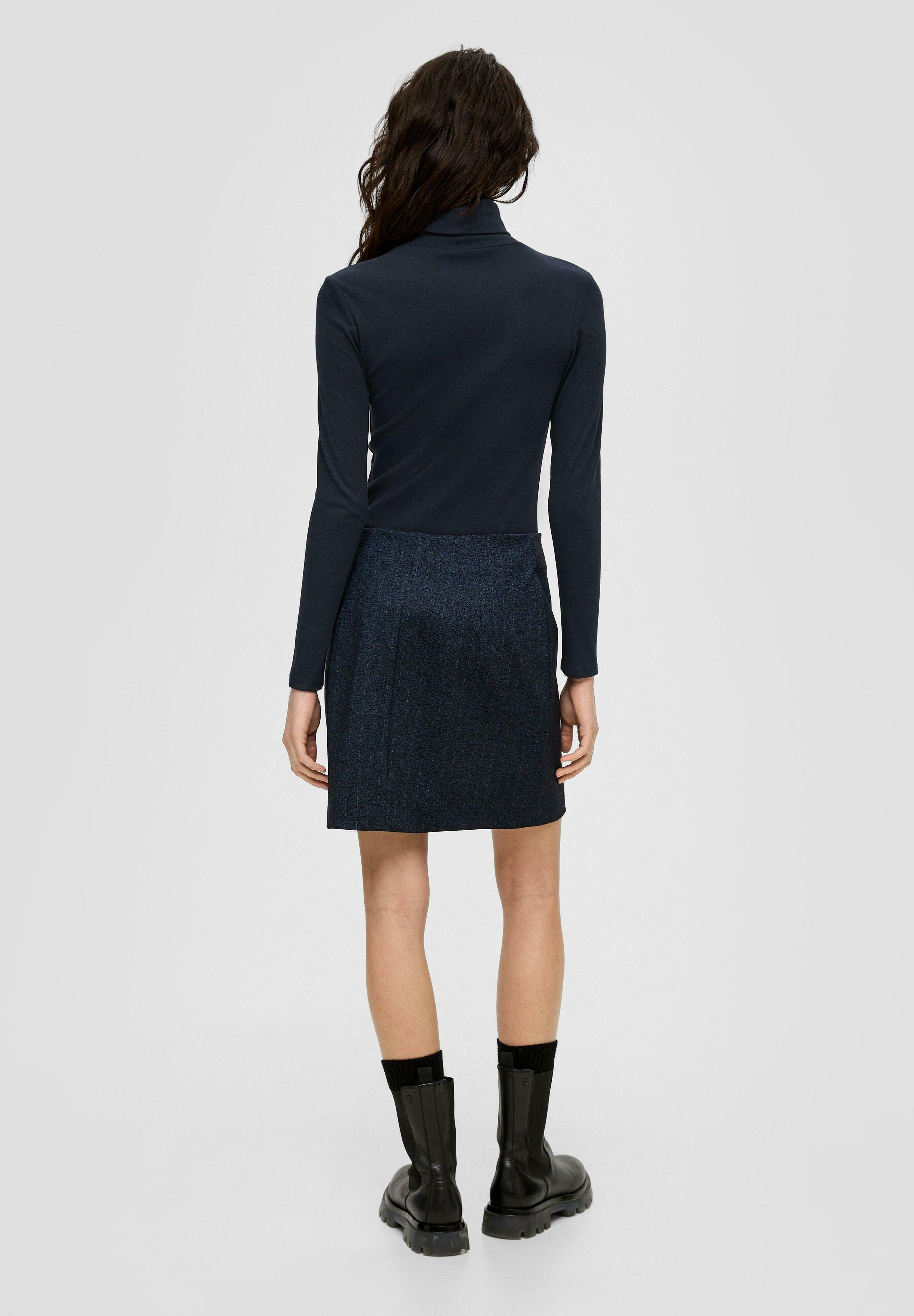 T-Shirt Donna S.Oliver - Blu Navy, Taglia 46, Maglietta Basic Di Qualità - 3