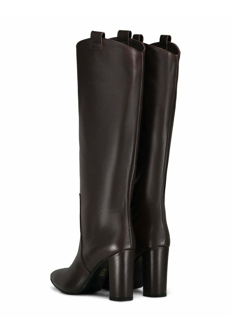 Via Tortona 18 Bottes à talons hauts marrone/marron
