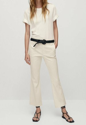 Broek - mottled beige