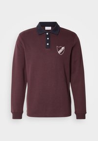 Selecionado, dark burgundy ivory