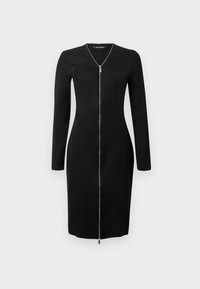 ZIP DETAIL DRESS - Trikotāžas kleita - black