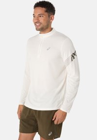 ASICS ICON 1/2 ZIP LS - T-shirt de sport - cream