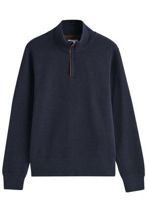 GANT SACKER HALF-ZIP - Felpa - evening blue