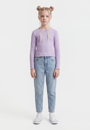 Top dugih rukava - lilac