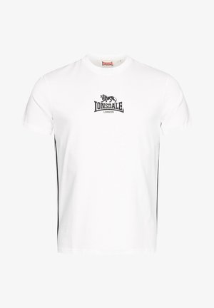 Lonsdale, NORMALE PASSFORM SHEGRA - T-shirt con stampa - white/black
