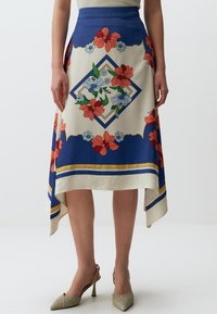 Jimmy Key FLORAL PATTERNED MIDI - Gonna a campana - mixed