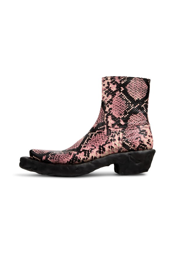 VENGA - Platform ankle boots - rosa schwarz