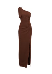 TALIA BOW - Maxikjole - dark brown