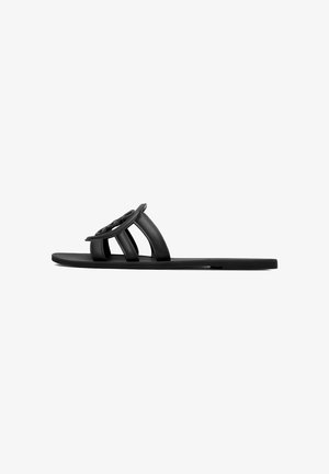 Nine West, NINE WEST FLIP-FLOPS WOMEN'S BLACK 5907964173472 - Slip-on sandaler - black
