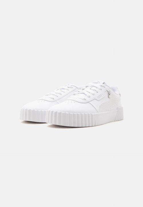 PUMA CARINA 3.0 CHARM JR UNISEX - Trainers - white/silver-coloured — foto 2