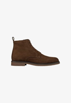 Geox, CLAUDIO - Veterboots - brun foncé