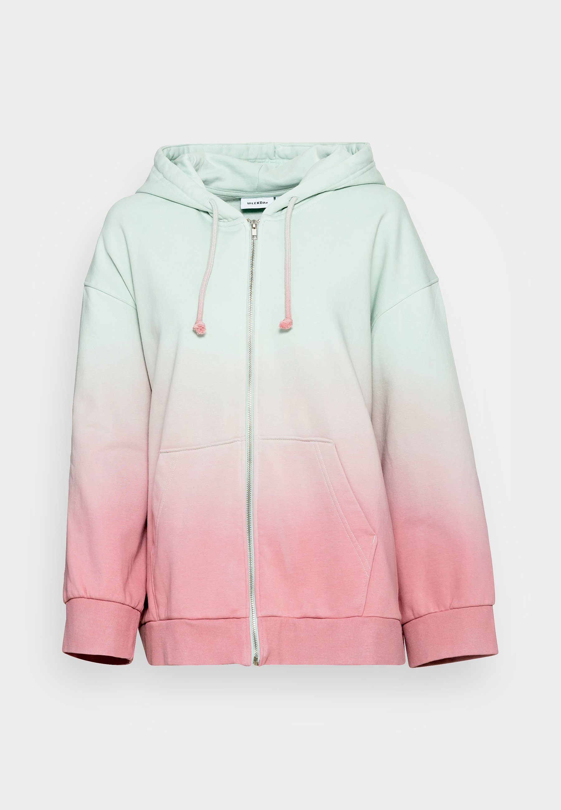 Weekday Maren ZIP Hoodie Hoodie, Women's, Size: Small, Pink