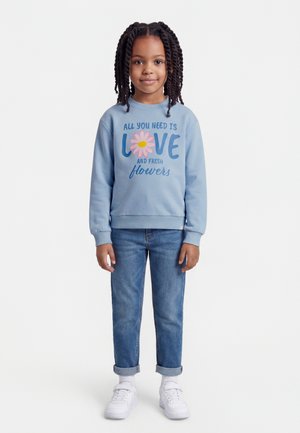 RUTHALINA LIFE - Sweatshirt - soft chambray