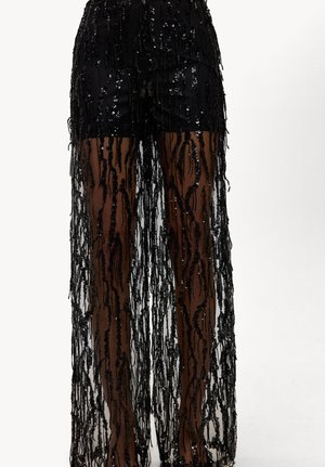 TURN UP THE TWINKLE - Pantalones - sequins   black
