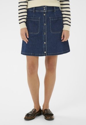 A-vonalú szoknya - medium blue denim