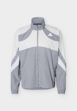 adidas Performance, ADIZERO A JKT M - Windbreakers - grey three/grey one