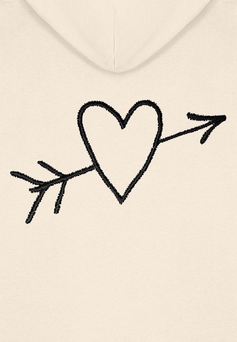 Mira Paris EL AMOR BACK EMBROIDERY UNISEX Hoodie off white