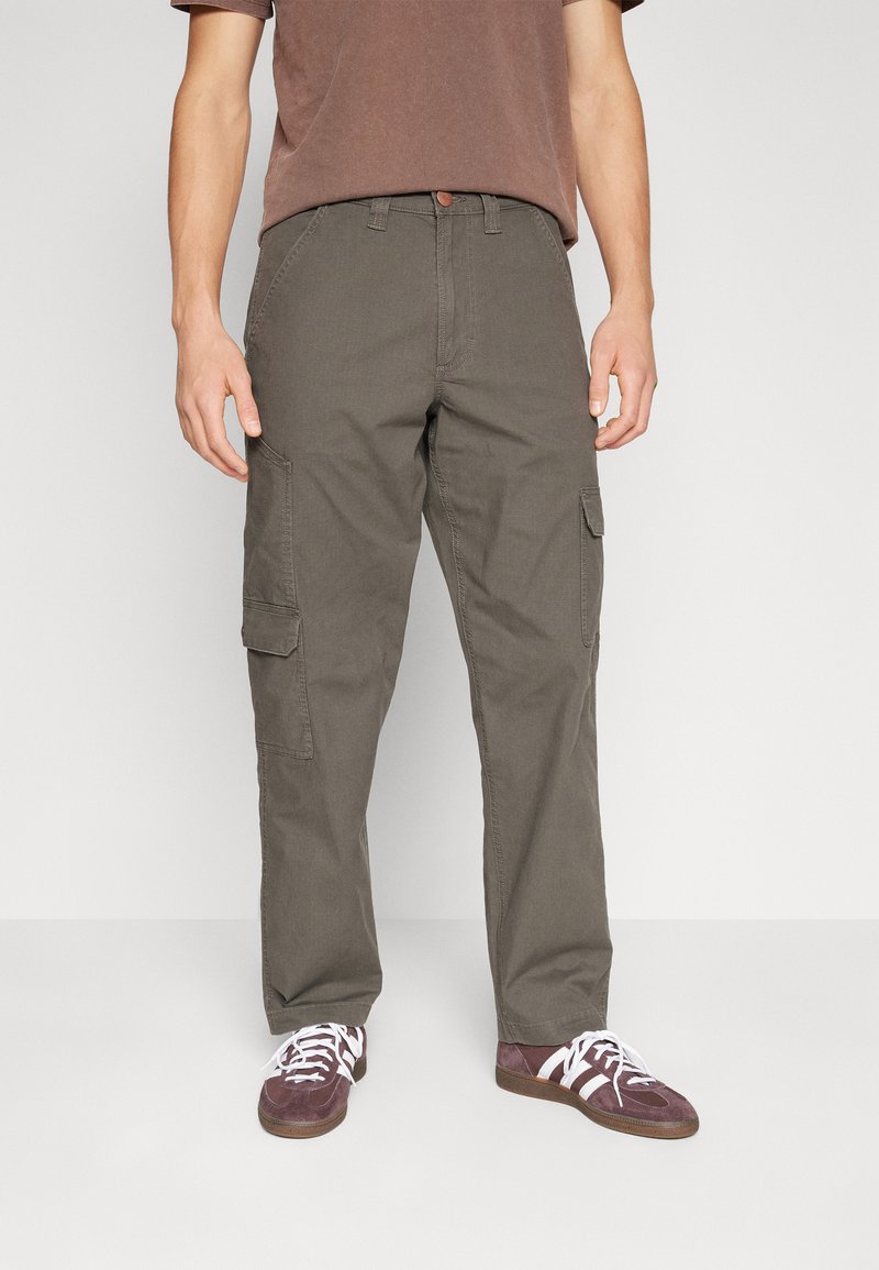 Wrangler Authentics Gevoerde Broek Voor Heren Met Fleece-Futter, Casual Pantalón Con Forro Polar, Antraciet Twill