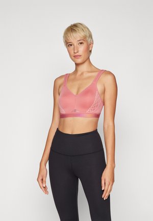 CARDIO FLOW - High support sports bra - salsa