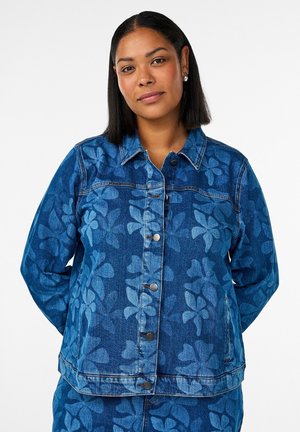 GEBLÜMTE - Jakna iz džinsa - blue denim flower