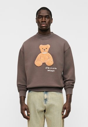 BEAR IN MIND CREW - Mikina - dark grey/brown