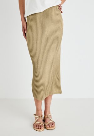 Pepe Jeans CELIA SKIRT - Pencil skirt - gold-colored
