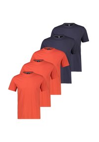 Non sélectionné, rot   dunkelblau