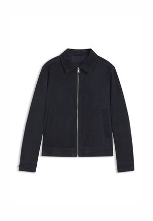 BOSS, MALBAN - Lederjacke - dark blue
