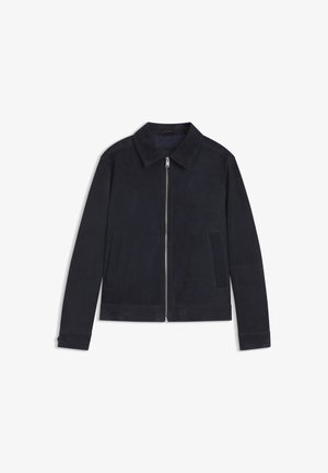 BOSS, MALBAN - Lederjacke - dark blue