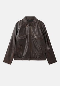 Veste en cuir - vintage brown