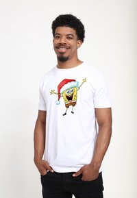Henry Tiger SPONGEBOB SQUAREPANTS HAPPY SONGE - T-shirt z nadrukiem