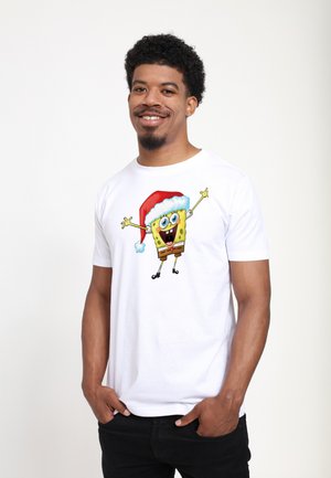 Henry Tiger SPONGEBOB SQUAREPANTS HAPPY SONGE - T-shirt z nadrukiem