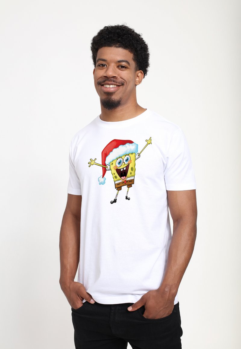 Henry Tiger SPONGEBOB SQUAREPANTS HAPPY SONGE - T-shirt z nadrukiem