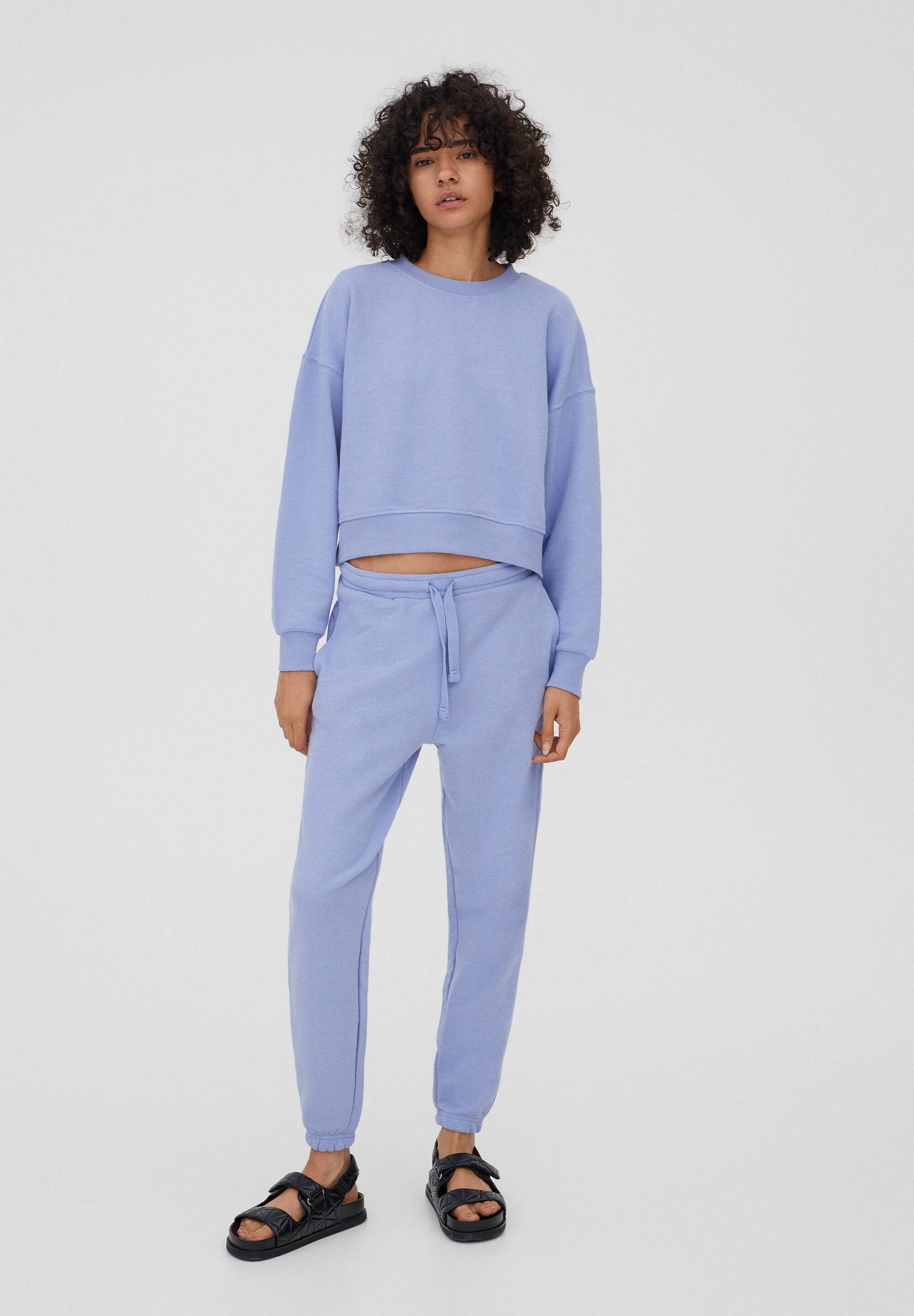 PULL\u0026BEAR Tuta - mottled purple/viola screziato - Zalando.it