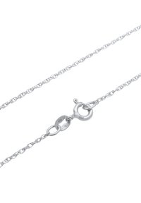 Collana in argento con un design delicato, maglie tonde e chiusura a molla. Marcata con "925" per argento sterling.