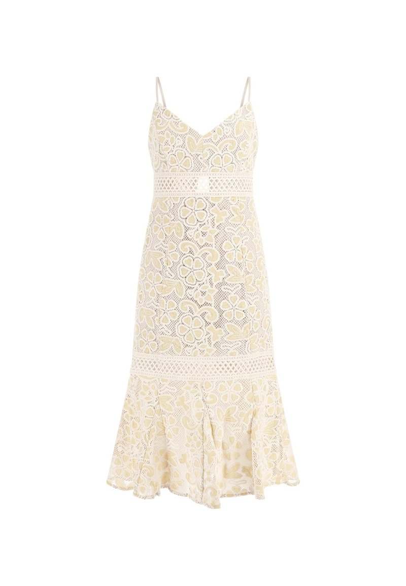chinese dress ladies Yellow Multi Clarise Lace Dress main image 1