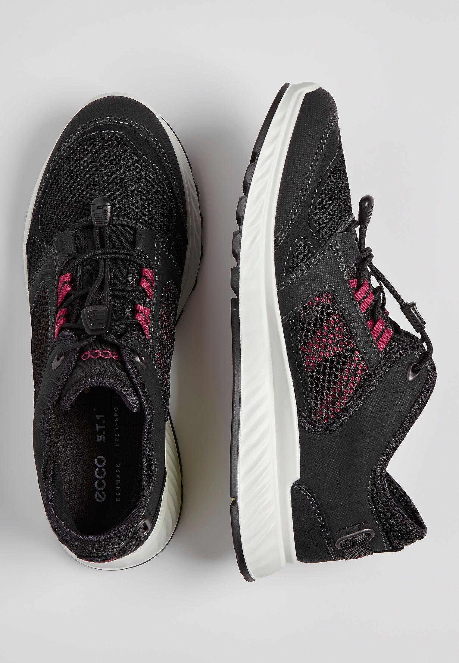ECCO EXOSTRIDE - Sneakers laag - black/sangria/Zwart - Zalando.nl