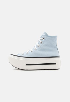 Converse, CHUCK TAYLOR ALL STAR LIFT DOUBLE STACK - Vysoké tenisky - clear skies/vintage white/black