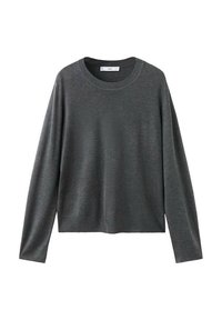 Pulover - mottled dark grey