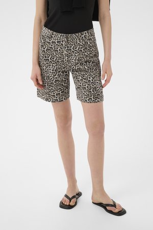 InWear DABNEY - Kratke hlače od trapera - classic leopard