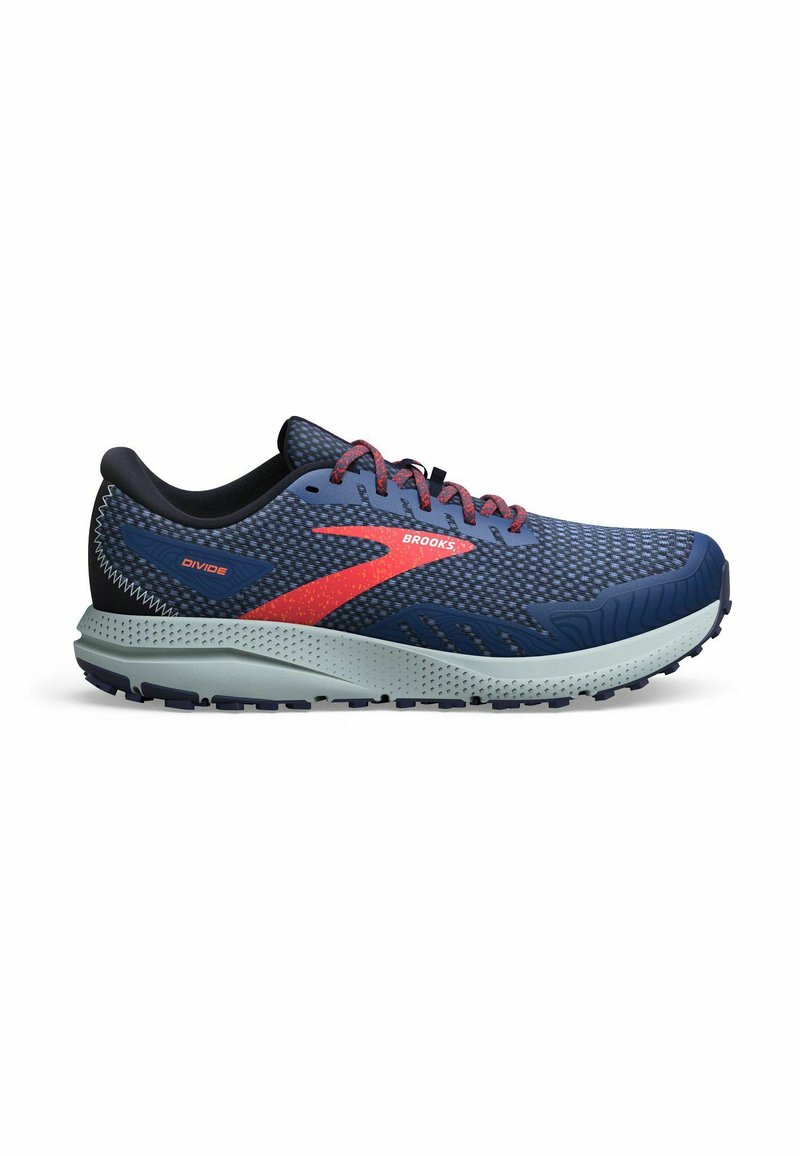 Brooks DIVIDE 4 Trail running shoes navy bittersweet peacoat/blue