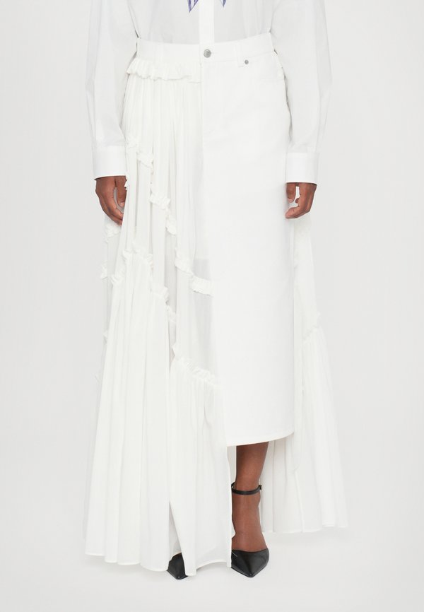 Maxi skirt - fantasia bianco