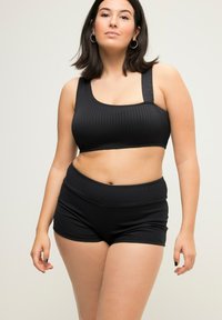 Studio Untold BADE HIPSTER  TIGHT FIT HIGHWAIST ELASTIKBUND - Spodní díl bikin - black