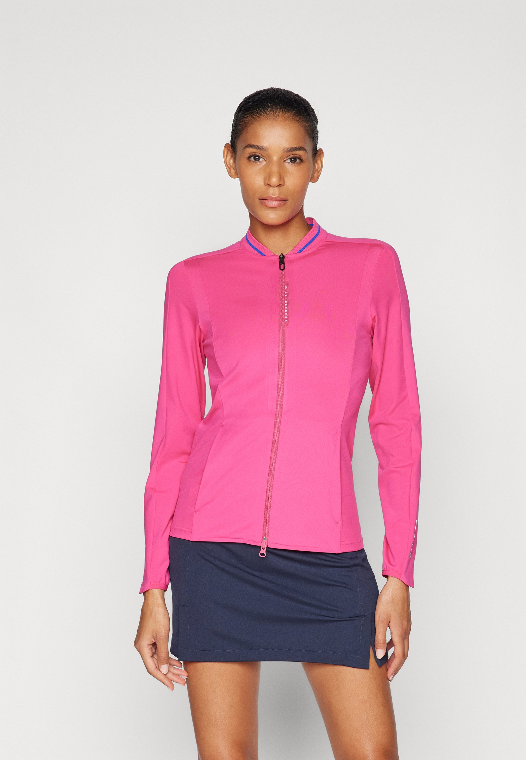 未使用 jリンドバーグ レディース ジャケット jade mid layer M J Lindeberg Marilyn Half Zip Ladies Golf Mid Layer Caldera