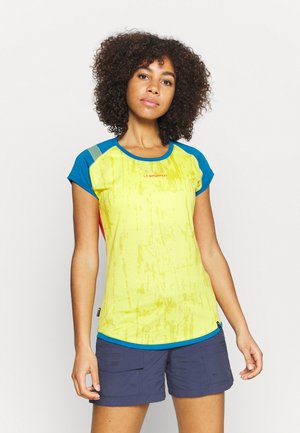 CORE - T-shirt con stampa - celery/neptune