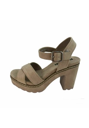 Refresh Sandali con plateau - beige